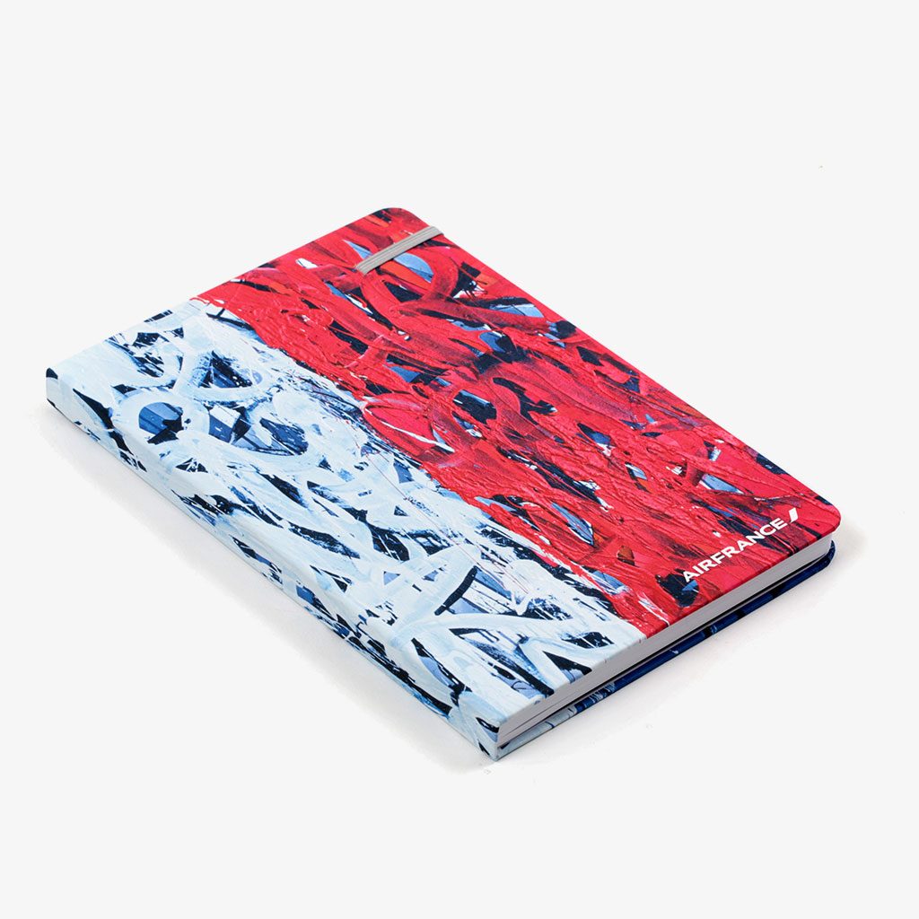 A5 Hardcover Soft Touch Notebook — Air France