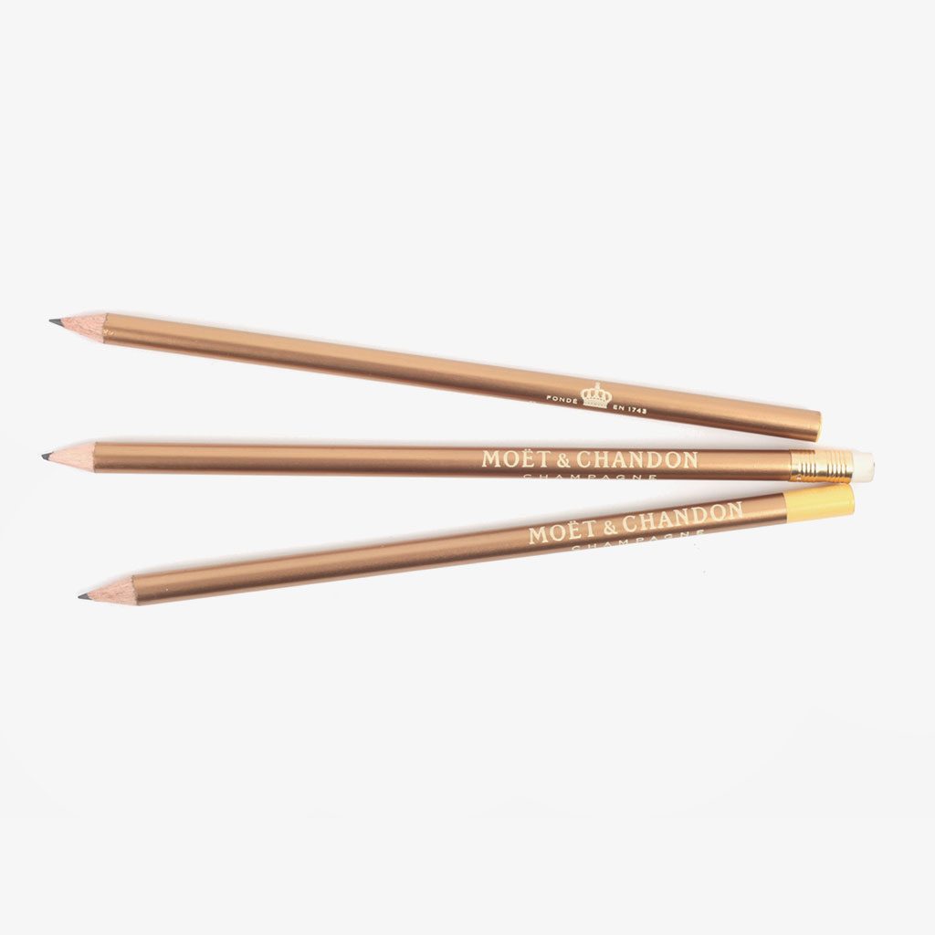 Natural Wood Pencils — Moët & Chandon Champagne