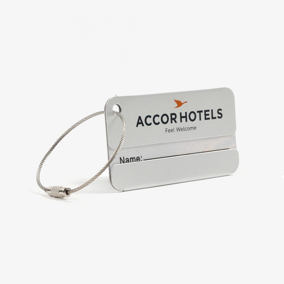 Metal Luggage Label — Accor Hotels | AME