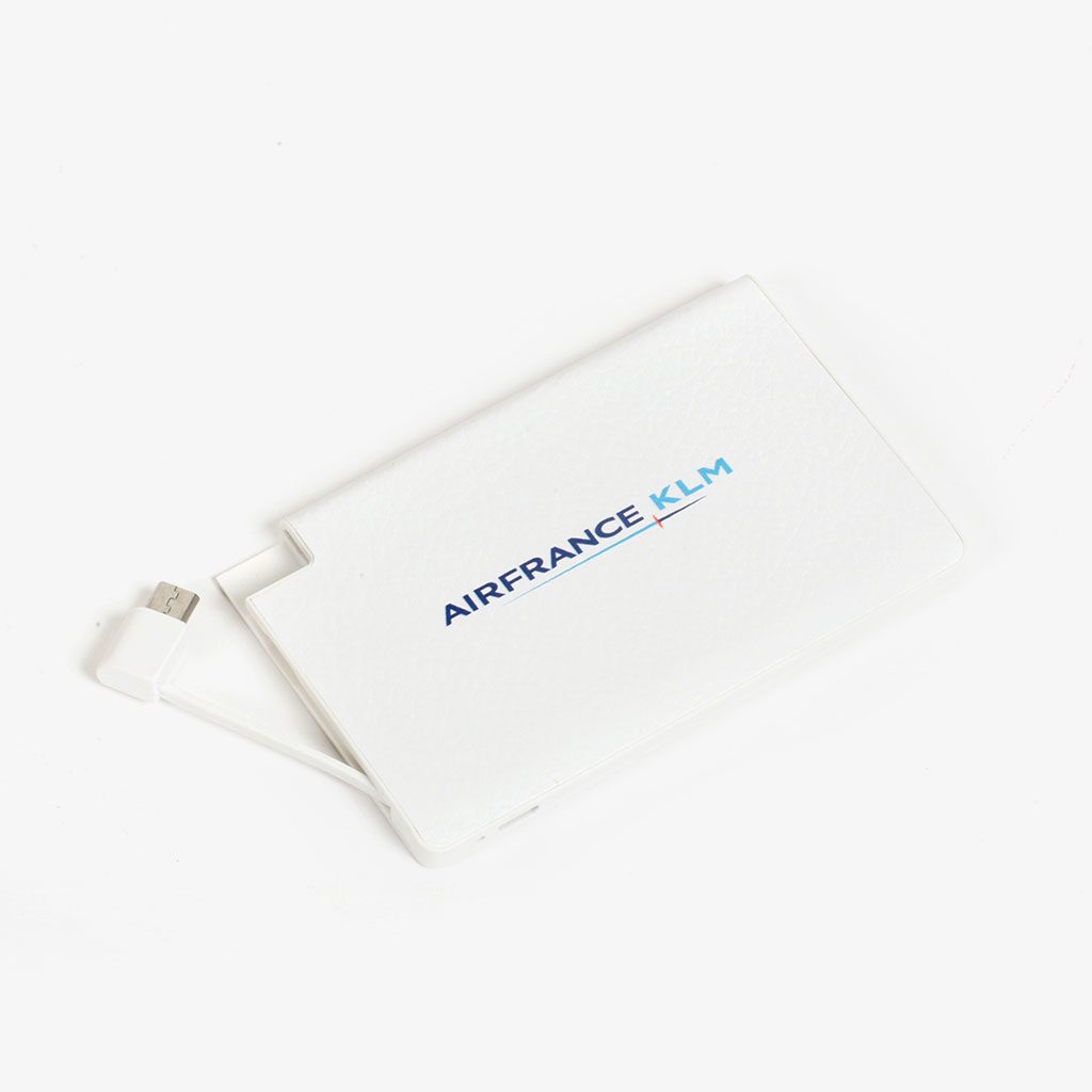 Extra Slim Leather Power Bank — Air France