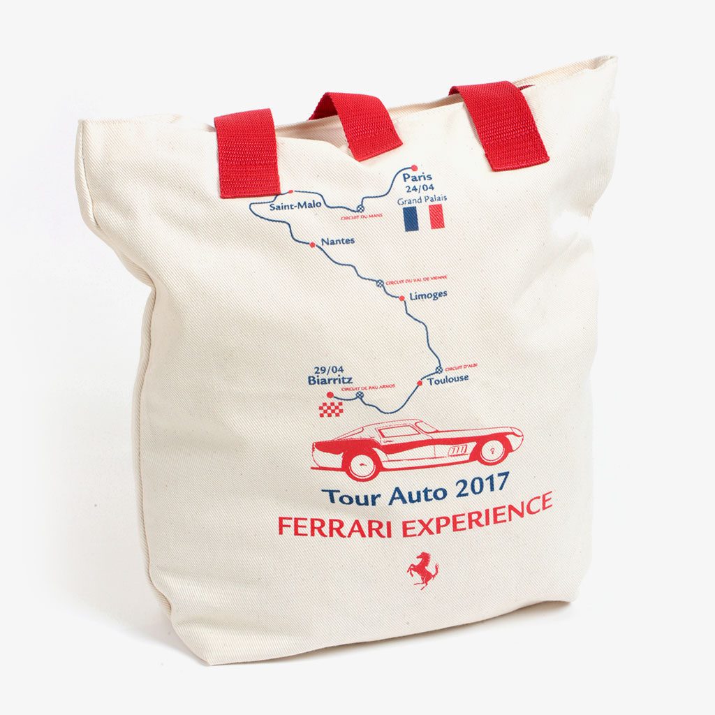 Zipped Tote Bag Tour Auto 2017— Ferrari