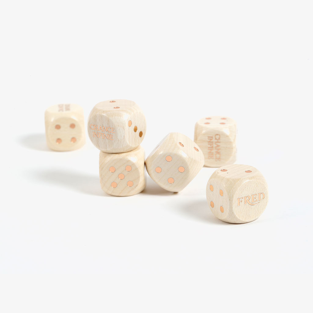 Wooden Dice — Fred