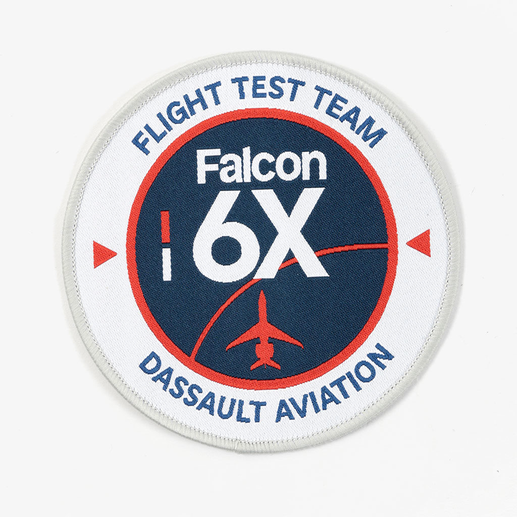 Falcon 6x Woven Patch — Dassault Aviation