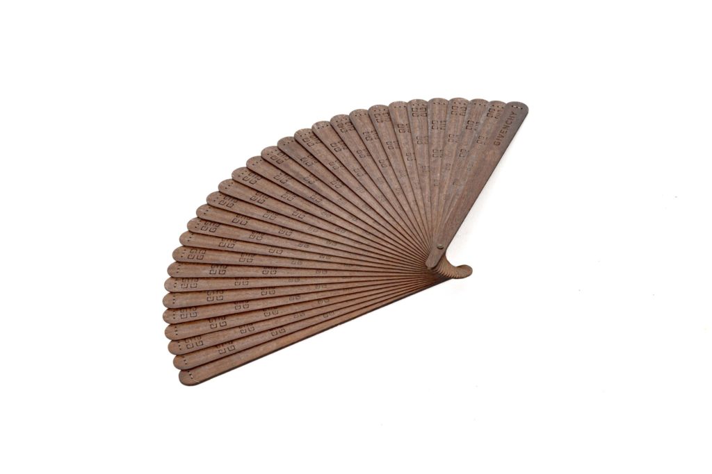 wooden fan made with traditional craftsmanship