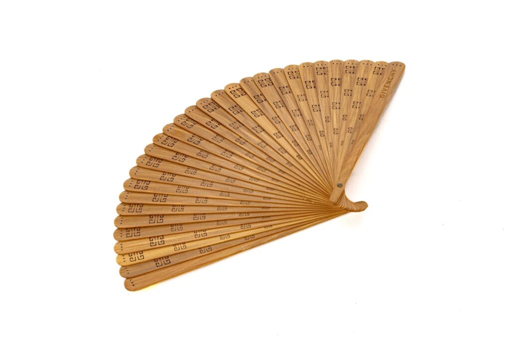 wooden fan made with traditional craftsmanship