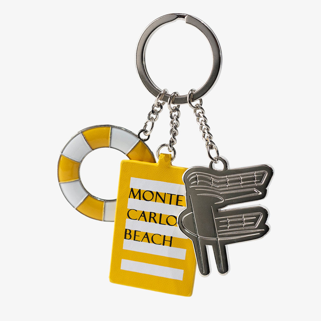Monte Carlo Beach Key Chain — Le Beach